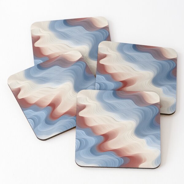Item preview, Warm Tonal Waves Abstract designed and sold by VectorPlace.