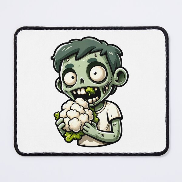Item preview, Vegetarian Zombie eating Cauliflower  designed and sold by Truck Stop One.