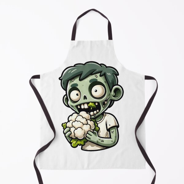 Item preview, Vegetarian Zombie eating Cauliflower  designed and sold by Truck Stop One.