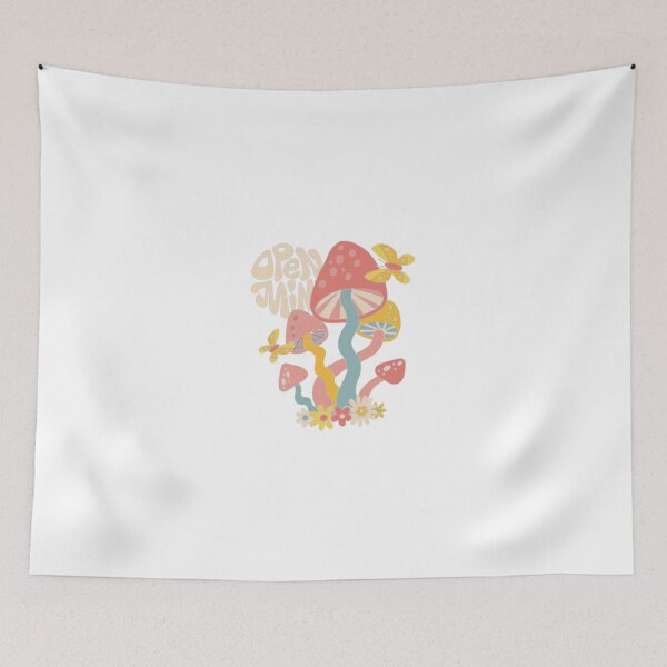 Item preview, Open Mind quating mushroom art designed and sold by Dhirendra Rajpurohit.