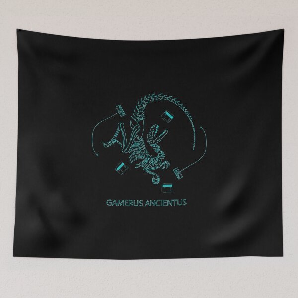 Item preview, GAMER - Gamerus Ancientus Dinosaur Fossils and 8 bit controllers designed and sold by SlappyWares.