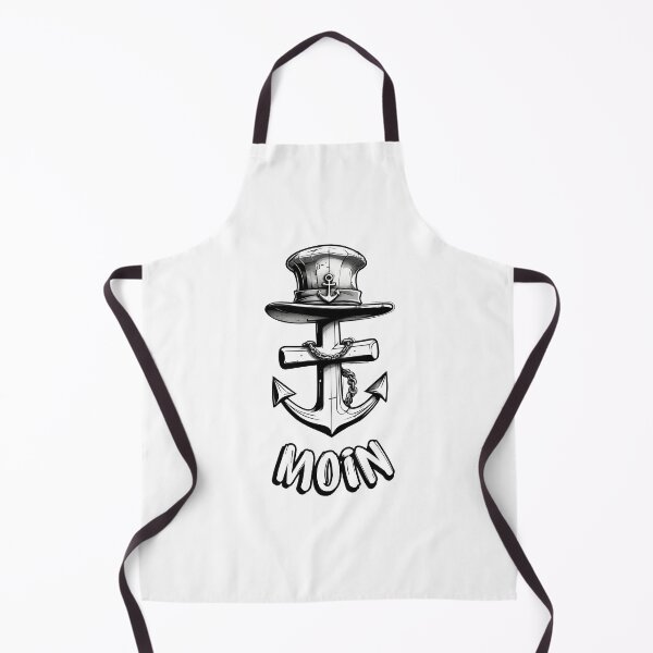 Item preview, Moin - Cool anchor with hat designed and sold by FrechZeug.