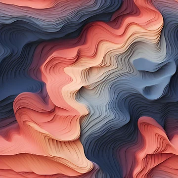 Artwork thumbnail, Dynamic Rouge Wave Forms by VectorPlace
