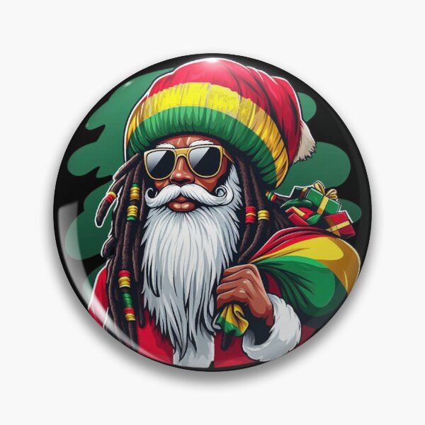 Item preview, Rasta Santa designed and sold by Myra365Art.