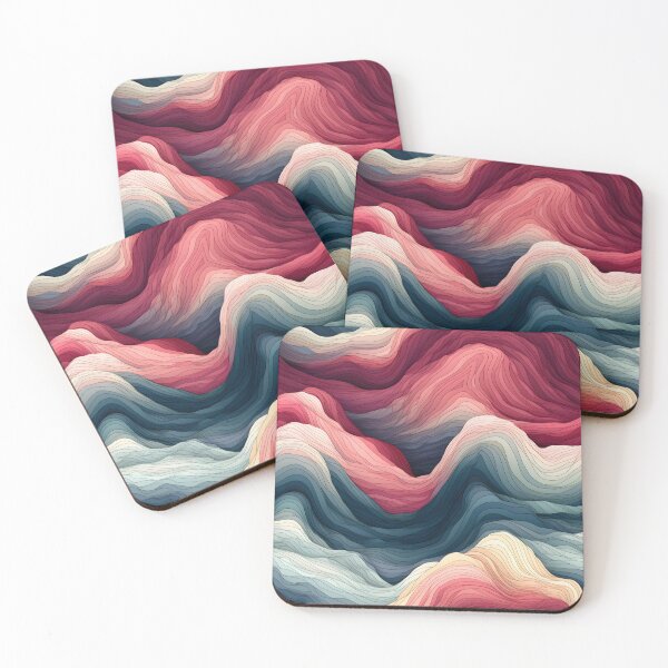 Item preview, Surreal Crimson Wavescape designed and sold by VectorPlace.