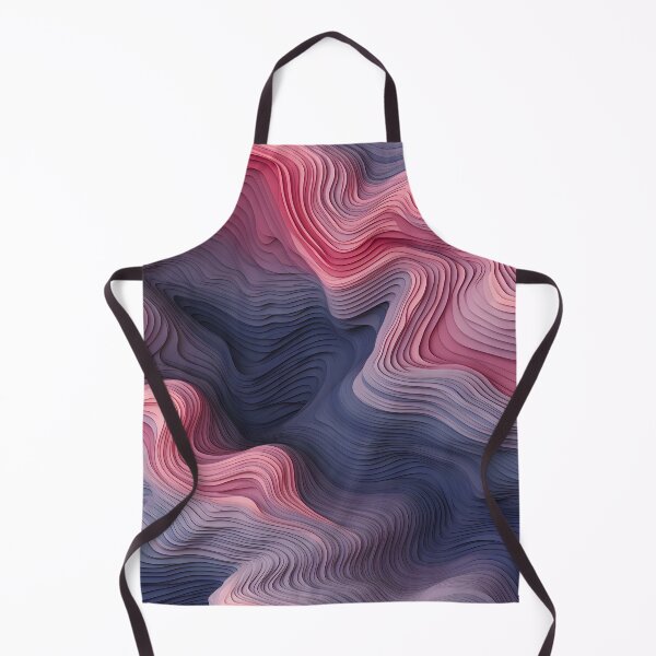 Item preview, Magenta Swirls Waveform Art designed and sold by VectorPlace.