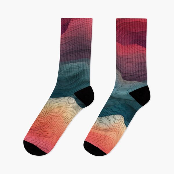 Item preview, Sunset Hues Wave Abstract designed and sold by VectorPlace.