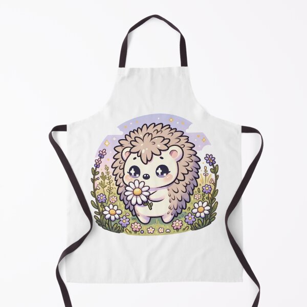 Artikelvorschau, Adorable Hedgehog with Daisy entworfen und verkauft von UmbrellaStudio1.
