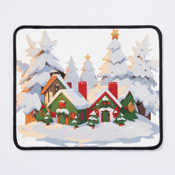 Item preview, christmas houses and forest designed and sold by CerresVictoria.