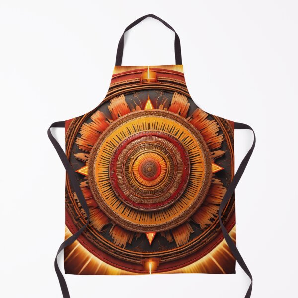 Aperçu de l'œuvre Conception d'énergie vibrante Sunburst Mandala créée et vendue par SpiritualManda.