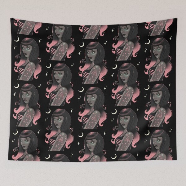 Item preview, Changeling Gothic Girl // Retro Pinup Demon designed and sold by Wendy-Stephens.