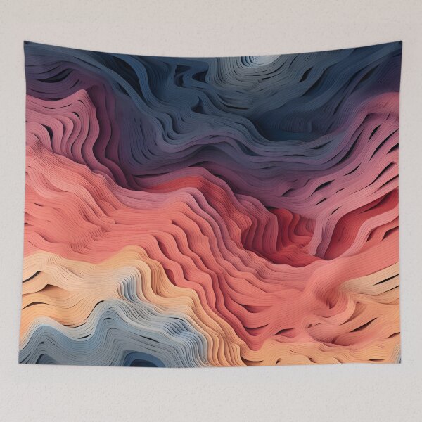 Item preview, Vivid Waveform Abyss designed and sold by VectorPlace.