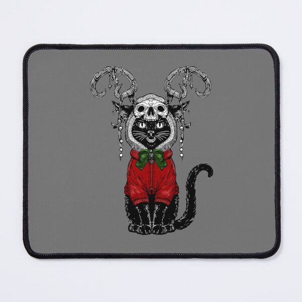 Item preview, Krampus Christmas Cat designed and sold by KilkennyCat Art.