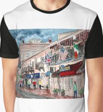 Savannah River Street painting Graphic T-Shirt