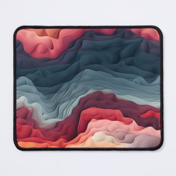 Item preview, Crimson Crest Wave Abstract designed and sold by VectorPlace.