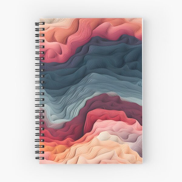 Item preview, Crimson Crest Wave Abstract designed and sold by VectorPlace.