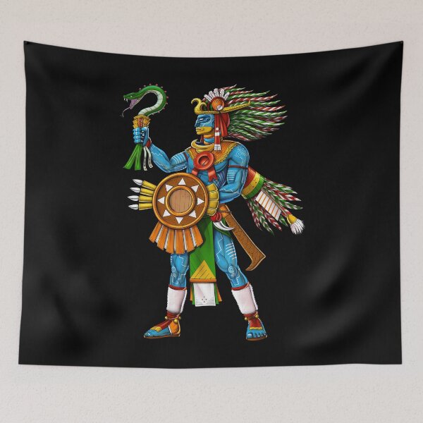 Item preview, Aztec God Huitzilopochtli designed and sold by underheaven.