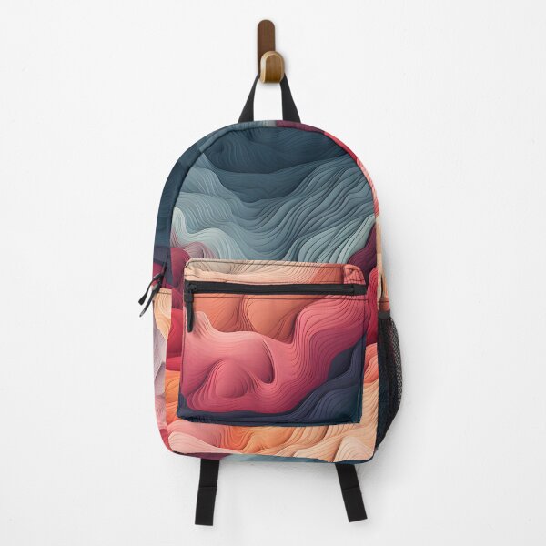 Item preview, Crimson Crest Wave Abstract designed and sold by VectorPlace.