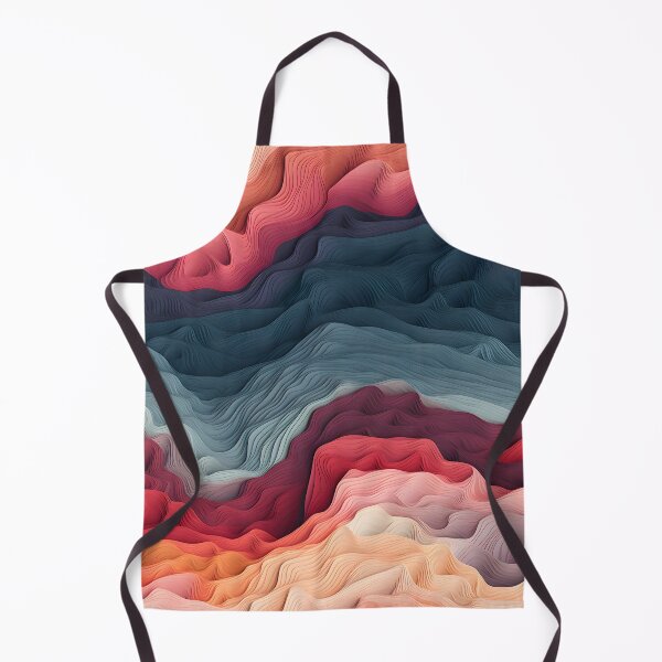 Item preview, Crimson Crest Wave Abstract designed and sold by VectorPlace.