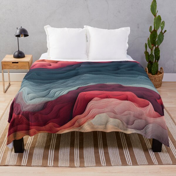 Item preview, Crimson Crest Wave Abstract designed and sold by VectorPlace.