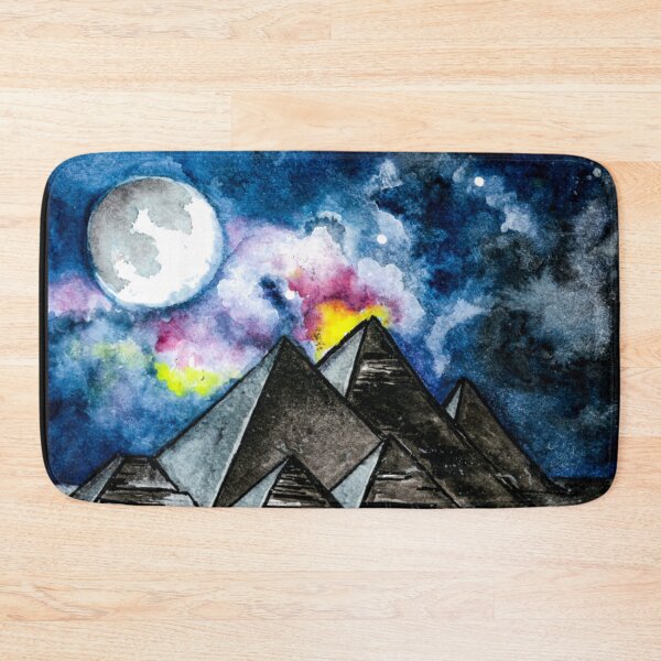 Item preview, Pyramids of Giza watercolour  designed and sold by Artbylees.