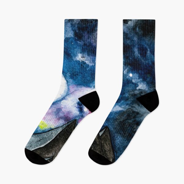 Item preview, Pyramids of Giza watercolour  designed and sold by Artbylees.
