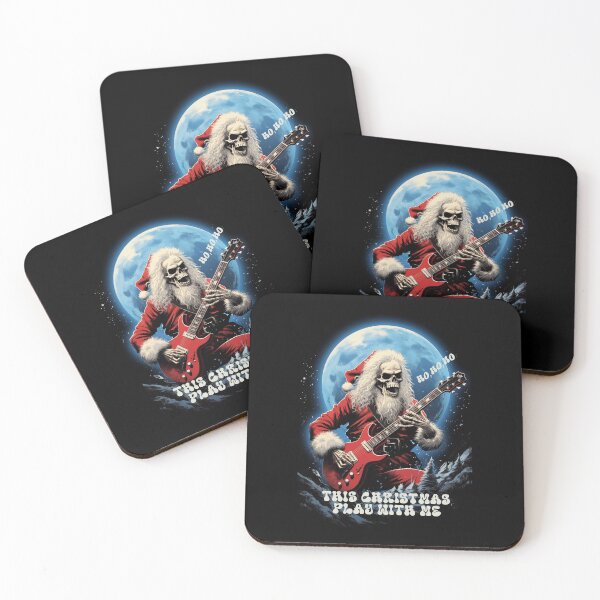 Item preview, Skeletor Santa Claus Playing Guitar designed and sold by NUGRAFIKA.