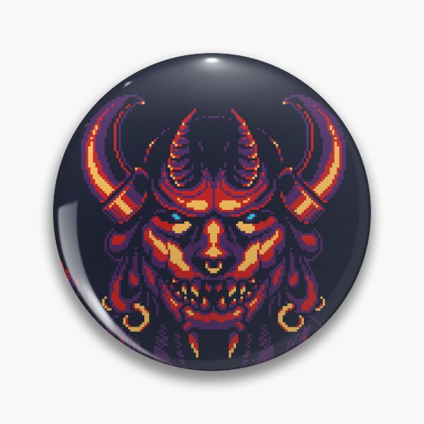Item preview, Pixel Demon Samurai designed and sold by Doomgriever.