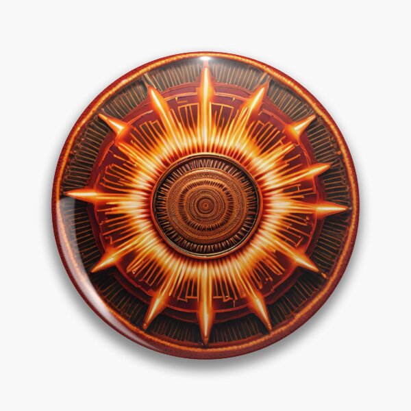 Item preview, Energetic Sunburst Mandala Art designed and sold by SpiritualManda.
