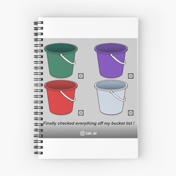 Item preview, Bucket List Completed designed and sold by Steve Needham.