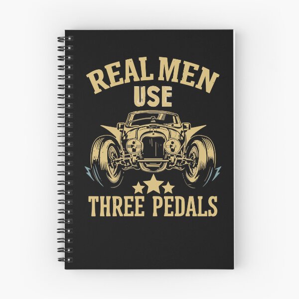 Item preview, Real Men Use Three Pedals - Funny manual car lovers  designed and sold by TheTimer.