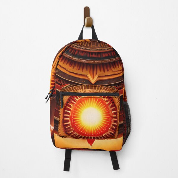 Item preview, Sunburst Mandala Art in Fiery Red designed and sold by SpiritualManda.