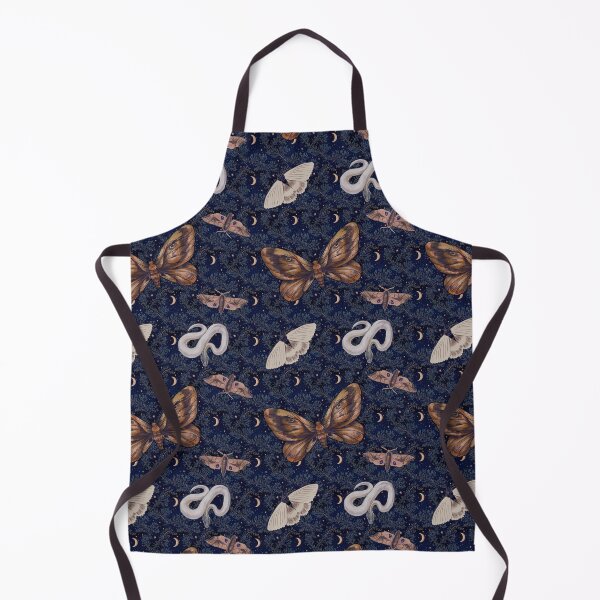 Item preview, Witchy Moth Magic - Celestial Pagan Seamless Pattern designed and sold by ThreeHaresMedia.