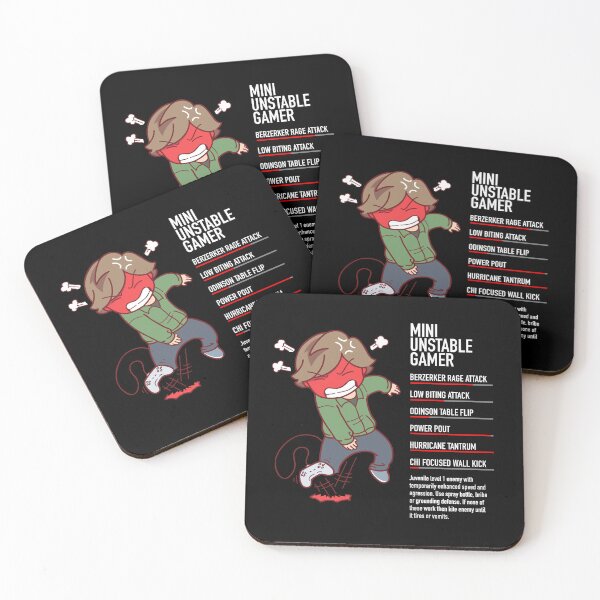 Item preview, GAMER - Mini Unstable Gamer stats designed and sold by SlappyWares.