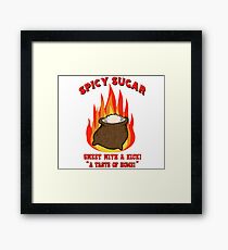 Spicy Sugar Framed Print