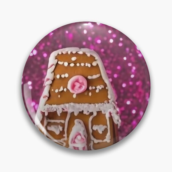 Item preview, Pink sparkly snowy forest with a majestic gingerbreadhouse designed and sold by moonlightxox.