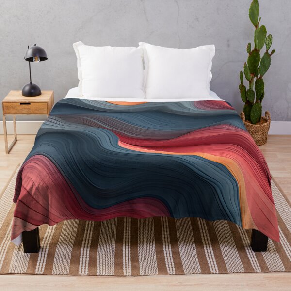 Item preview, Sanguine Currents Wave Art designed and sold by VectorPlace.