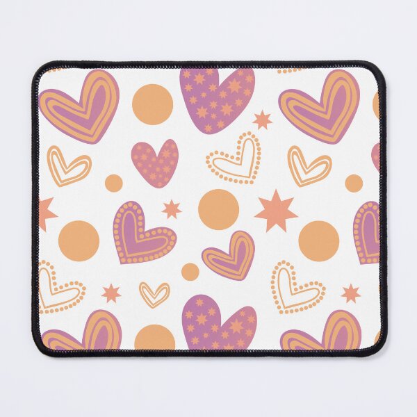 Item preview, Dreamy heart patterndesign for girl's room decor designed and sold by InchDesign-shop.