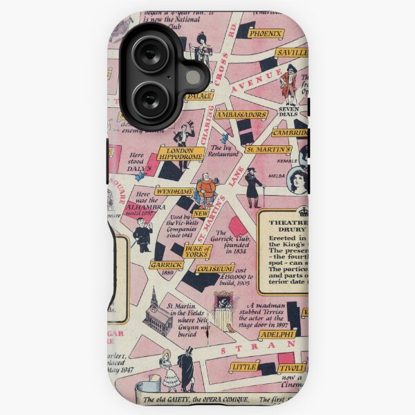 Theatres of London 1948 iPhone Tough Case