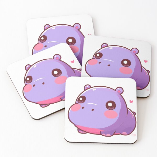 Item preview, Adorable Cute Baby Hippo designed and sold by DigiDreamyArt.
