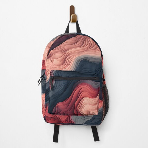 Item preview, Crimson Tide Abstract Waves designed and sold by VectorPlace.