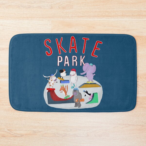 Item preview, Skate Park! Fun Animals At The Skate Park By Artist Carla Daly designed and sold by Carla Daly.