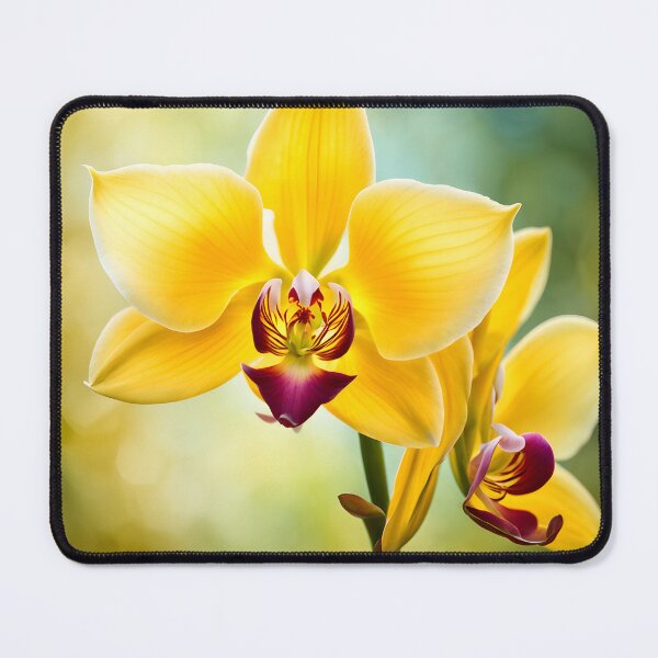 Item preview, Colorful picture of Yellow Orchid flowers designed and sold by Petalandfur.