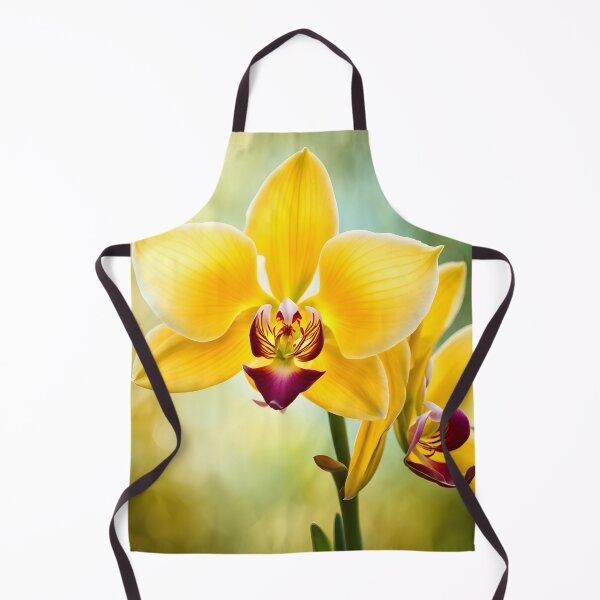 Item preview, Colorful picture of Yellow Orchid flowers designed and sold by Petalandfur.