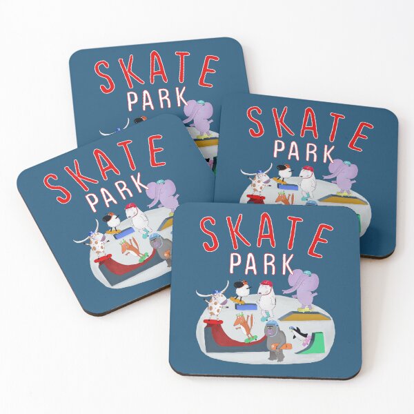 Item preview, Skate Park! Fun Animals At The Skate Park By Artist Carla Daly designed and sold by Carla Daly.