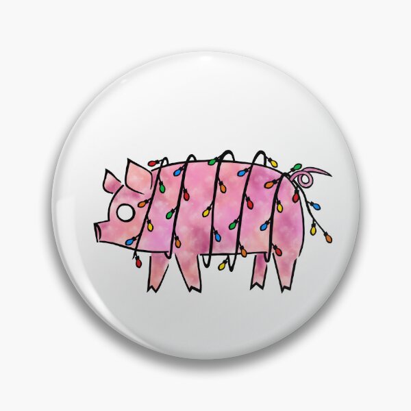 Item preview, Christmas pig designed and sold by GabiDoodles.