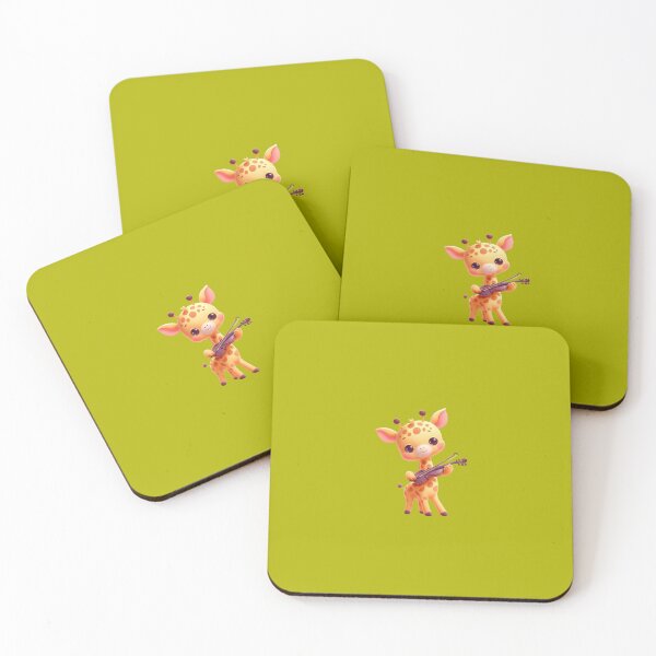 Item preview,  Adorable Violin Player Giraffe designed and sold by DigiDreamyArt.