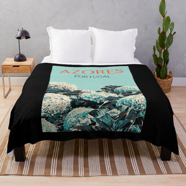 Item preview, Azorean Bloom: Hydrangeas Illustration from Portugal designed and sold by Lemomo-artworks.