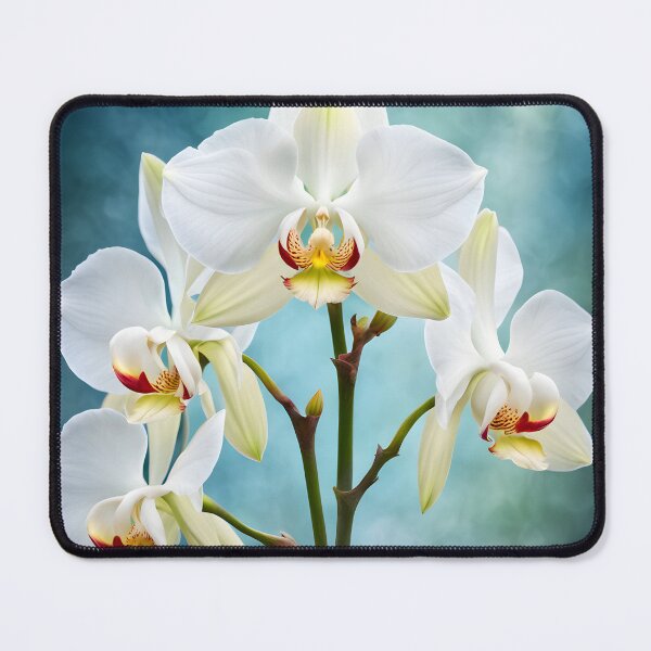 Item preview, Colorful picture of White Orchid flowers designed and sold by Petalandfur.