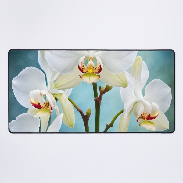 Item preview, Colorful picture of White Orchid flowers designed and sold by Petalandfur.